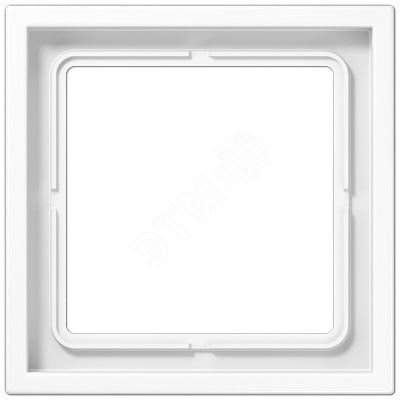 Рамка 1-я для горизонтальной/вертикальной установки (для устройств и накладок серии LS990 в монтажный адаптер)  Серия- LS ZERO  Материал- термопласт (ударопрочный) блестящий  Цвет- белый