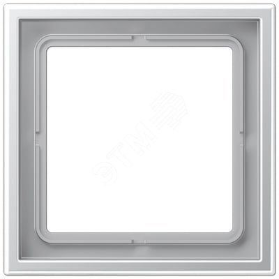 Рамка 1-я для горизонтальной/вертикальной установки (для устройств и накладок серии LS990 в монтажный адаптер)  Серия- LS ZERO  Материал- термопласт (ударопрочный) лакированный  Цвет- алюминий
