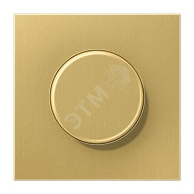 Накладка роторного диммера  Серия LS990  Материал- металл  Цвет- классическая латунь