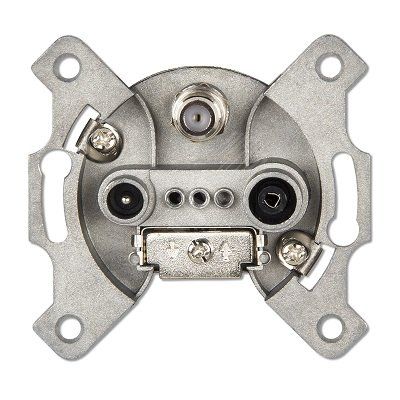 Розетка тв-спутник SAT-TV-FM  проходная. Механизм.