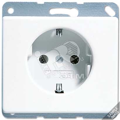 Розетка штепсельная SCHUKO 16A 250V черная