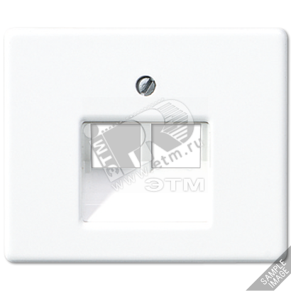 Крышка для сдвоенной телефонной и компьютерной розетоки UAE  золотая бронза