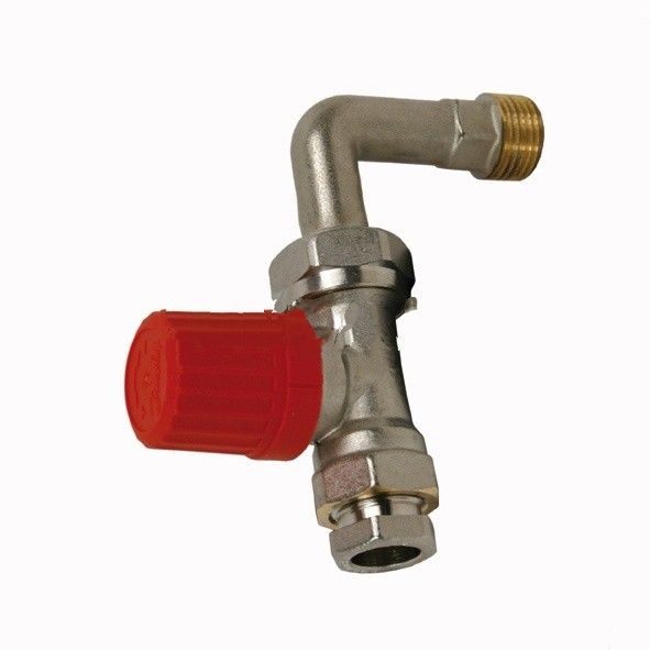 Клапан RA-K/RTR-K с уплотнительной втулкой и отводом с накидной гайкой, Danfoss