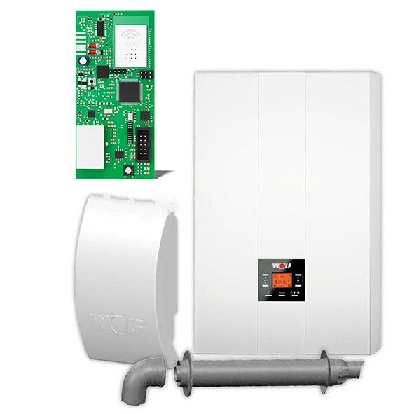 Комплекты с настенными газовыми котлами CGG-3K, Wolf