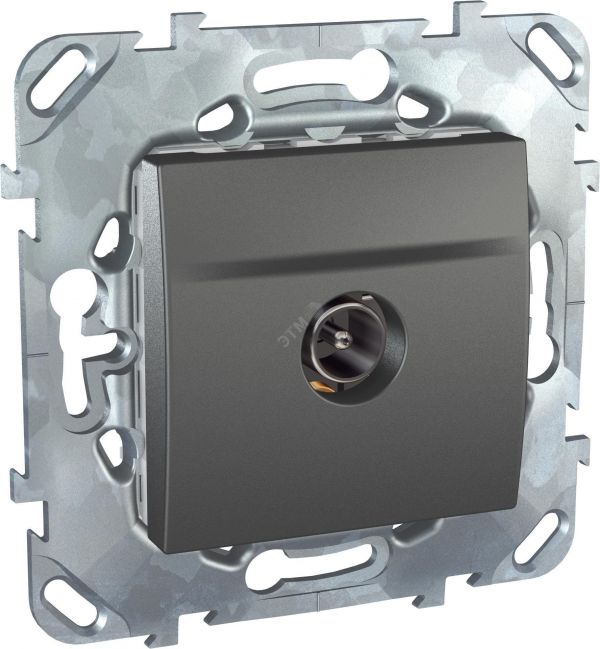 UNICAtop Розетка телевизионная TV в рамку черная