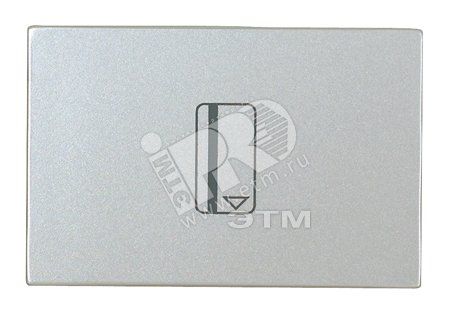 Zenit Механизм карточного выключателя (54мм) с задержкой отключения (5-90с) с накладкой