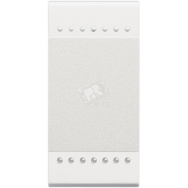 LivingLight Переключатель промежуточный с механическими клеммами 1 модуль белый