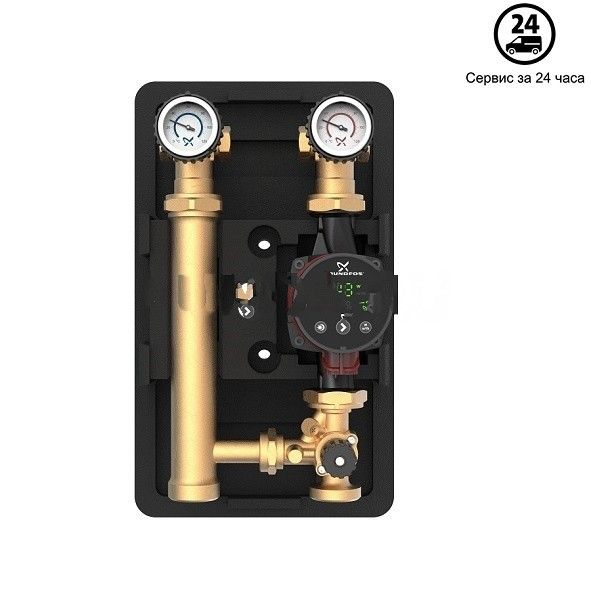 Насосная группа с 3-ходовым смесительным клапаном HEATMIX, Grundfos