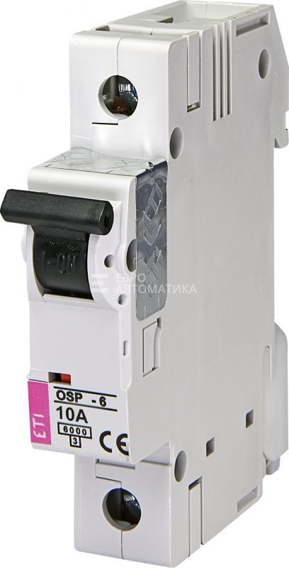 ETI Ограничитель тока OSP-6 10A 1p (6kA) (арт.2181031)