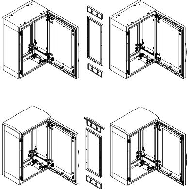 КОМПЛЕКТ ДЛЯ СОЕДИНЕННИЯ ШКАФОВ PLA15x4