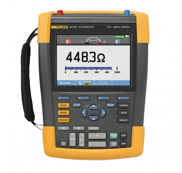 Fluke 190-062, Осциллограф, 2 канала x 60МГц (Госреестр)