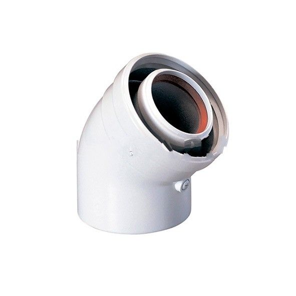 Коаксиальный отвод 45° DN60/100, Baxi