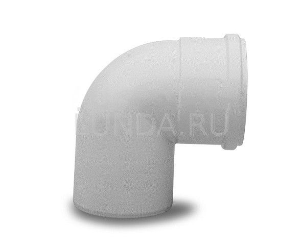 Отвод 90° алюминиевый эмалированный DN80, Baxi