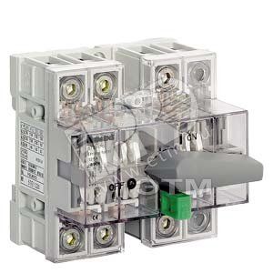 Разъединитель блокируемый D=92мм 100A 3п прозрачный