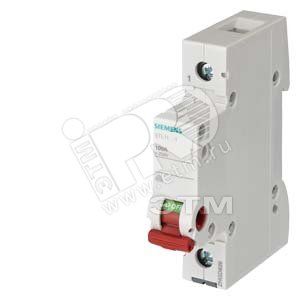 Выключатель нагрузки 63A 1П красная ручка