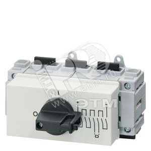 Выключатель главный 2п для солнечных батарей монтаж на рейку с черной рукояткой 800V DC DC21 32A DC22 16A