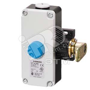 SIGUARD Выключатель тросовый 2хM25х1.5 металлокорпус 2НО+2НЗ с фиксацией разблокировка кнопкой с LED-лампой 24VDC красная