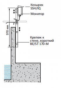 BE/ST 170 крепление к полу с зажимом