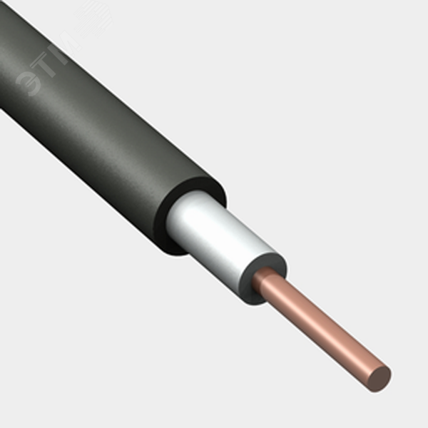 Кабель силовой ВВГнг(А)-LS 1х6ок-0.66 белый       100м ТРТС