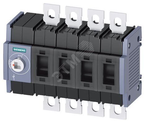 Выключатель-разъединитель 160А, ТР.2, четырехполюсный, фронтальное управление слева базовый блок без ручки плоские клеммы включены фазовые барьеры