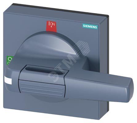 Ручка с маскирующей рамкой стандарт размер 100 x 100 мм для вала 8 x 8, Test-0-I ручка размер 100 мм аксессуар для 3KD размер 3, 3KF размер 2 и 3