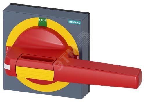 Ручка с накладкой аварийная размер 100x100, для вал 10x10, I-0-II