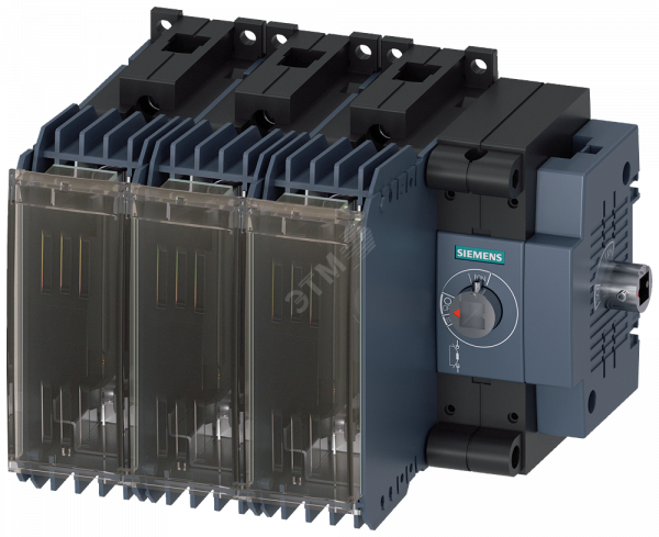 Выключатель-разъединитель предохранительный 80A тр-1 3-пол для LV HRC предохранителей тр-000 боковое управление справа базовый блок без ручки рамочные клеммы