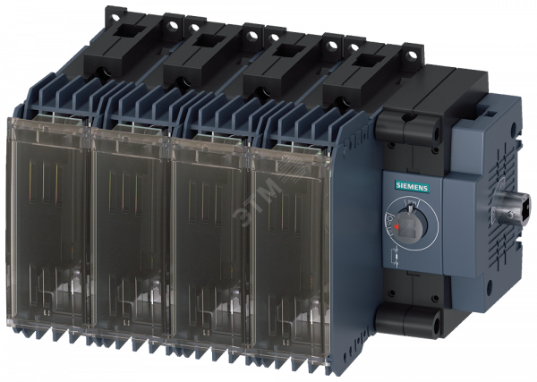 Выключатель-разъединитель предохранительный 80A тр-1 4-пол для LV HRC предохранителей тр-000 боковое управление справа базовый блок без ручки рамочные клеммы