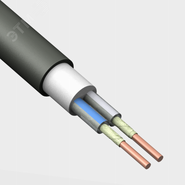 Кабель силовой ПвПГнг(А)-FRHF 2х6(N) - 1 ТРТС