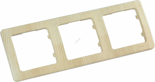 MASTER Рамка на 3 поста, сосна