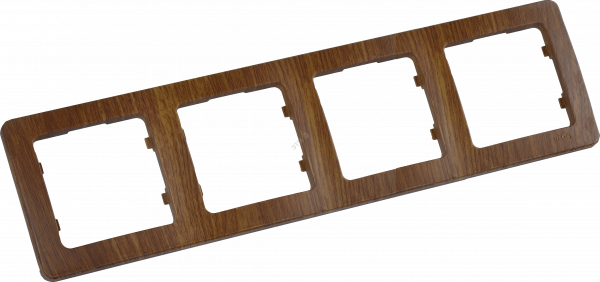 MASTER Рамка на 4 поста, дуб