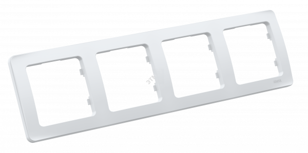MASTER Рамка на 4 поста, белая