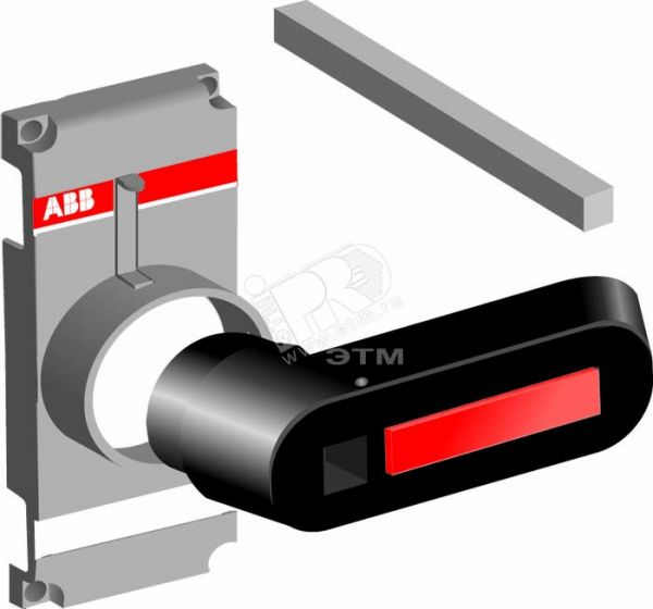 Ручка управления OTV800EK для прямого монтажа на рубильники OT630..800Е черная