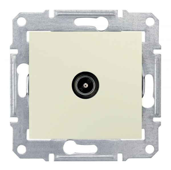 Sedna Розетка телевизионная TV оконечная 1дБ в рамку бежевая