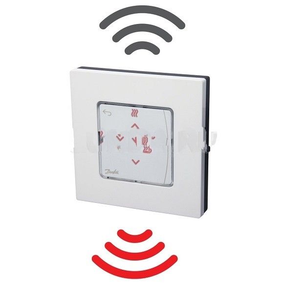 Термостат с ИК-датчиком беспроводной сенсорный Icon 24В, Danfoss
