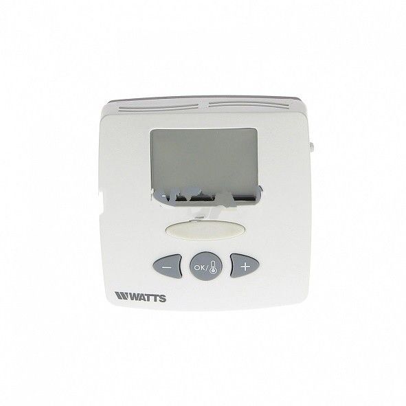 Термостат комнатный WFHT-LCD с ЖК дисплеем с датчиком пола, Watts
