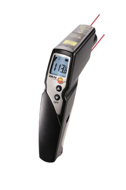 testo 830-T4 - Инфракрасный термометр с 2-х точечным лазерным целеуказателем (оптика 30:1)