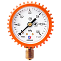 ТМ-210Р.00(0-0,6MPa)M12х1,5.2,5.С3Н8 манометр сварочный пропановый с защитным кожухом
