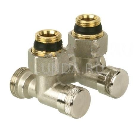 Узел нижнего подключения RLV-K, угловой, Danfoss