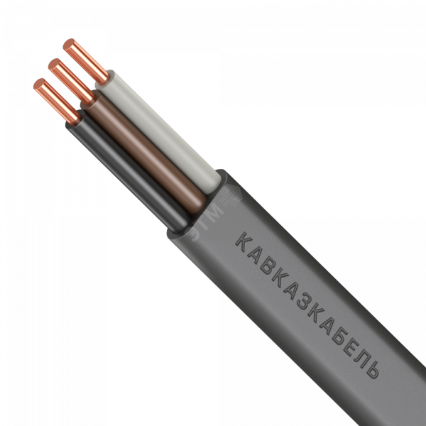 кабель ВВГнг 3х1,5пл(ок)(N,PE)-0.660