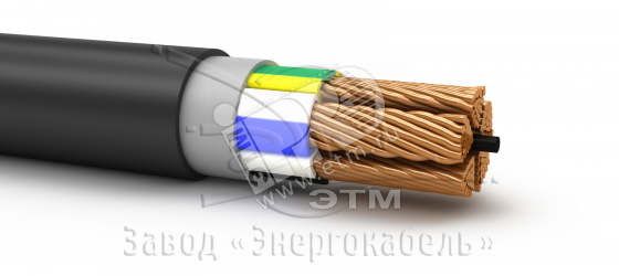Кабель силовой ВВГнг(А)-ХЛ 1х300мк(PE)-1 желто-зеленый ТРТС