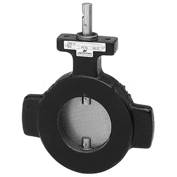 Клапан VKF41...C типа баттерфляй, 2-х ходовой, Siemens